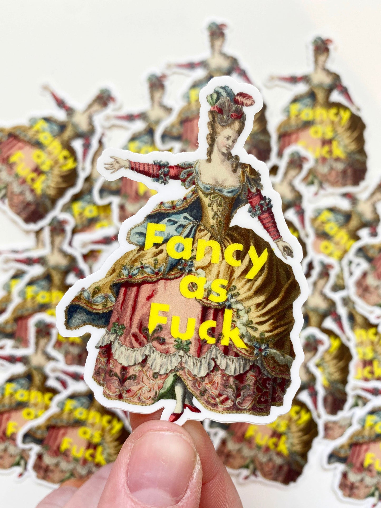 Fancy as Fuck Funny Sticker