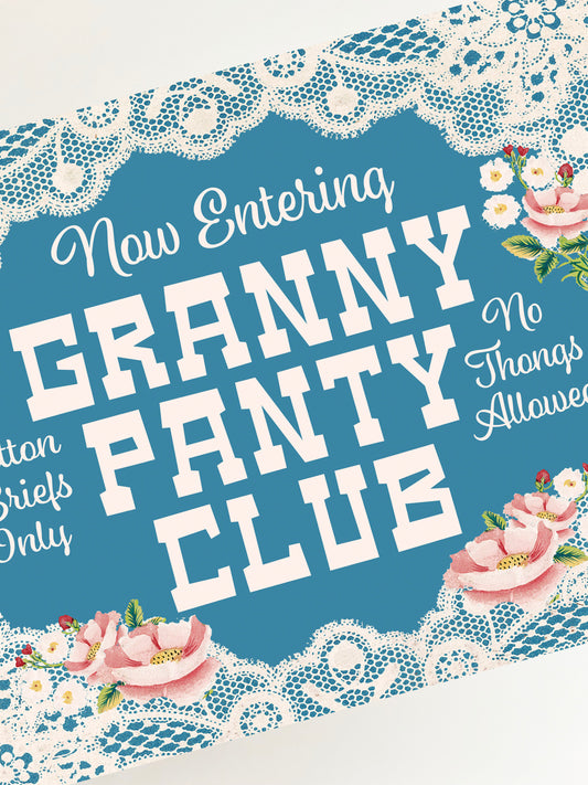 Granny Panty Club Greeting Card