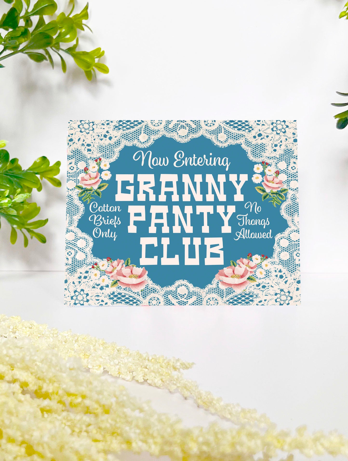 Granny Panty Club Greeting Card