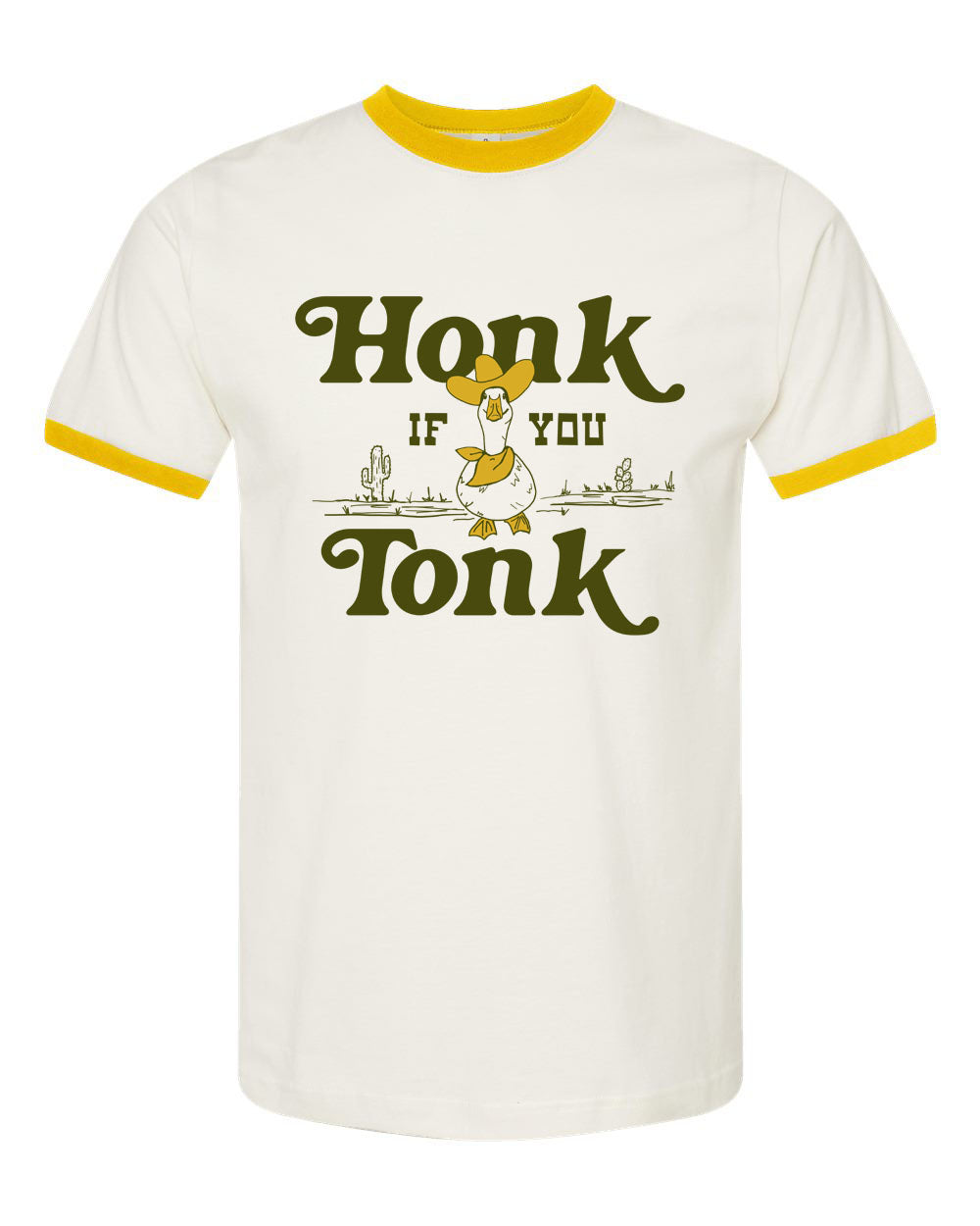 Honk if you Tonk Ringer Tee