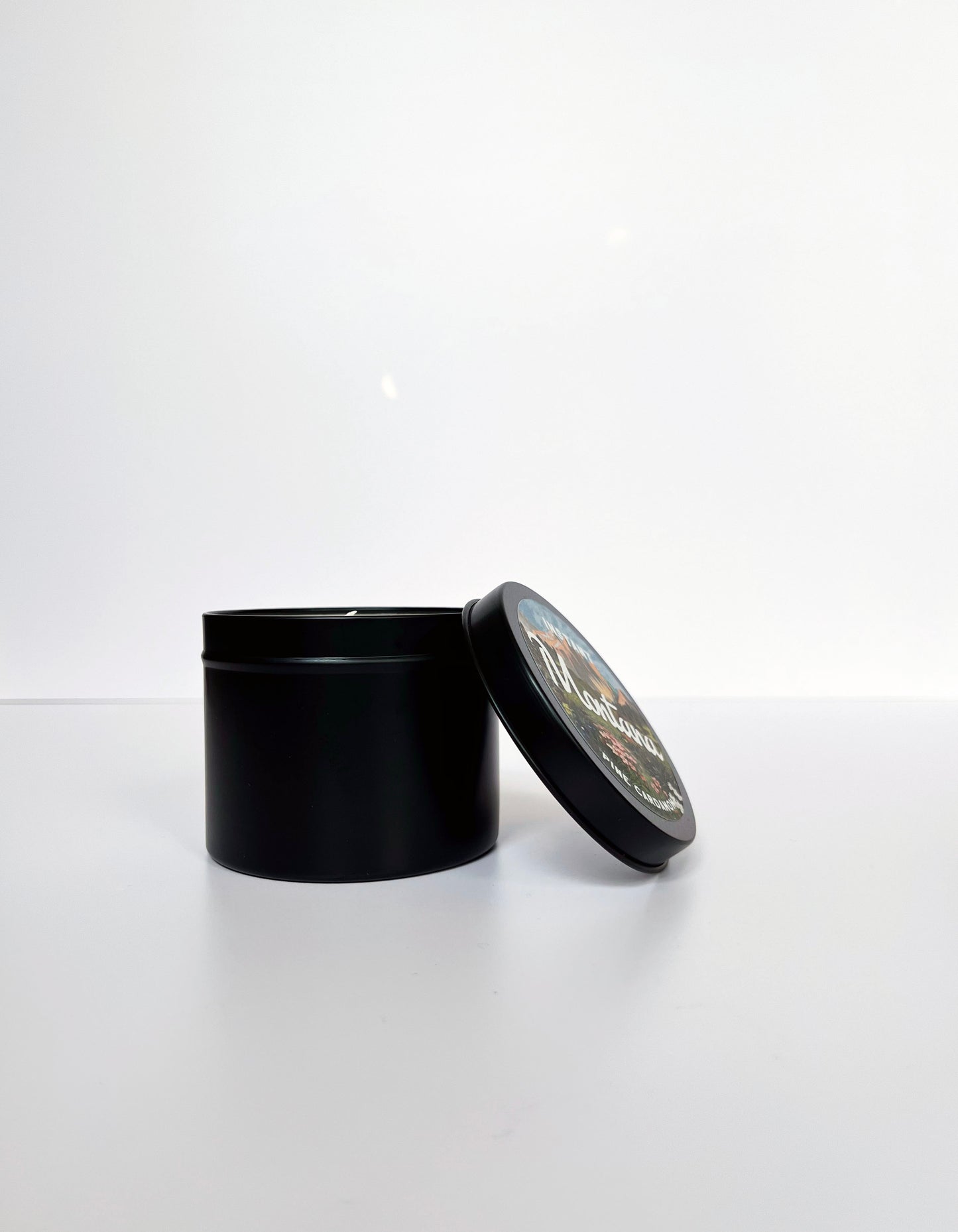 cozy candle montana pretty black travel tin pine winter scents woodland woodsy