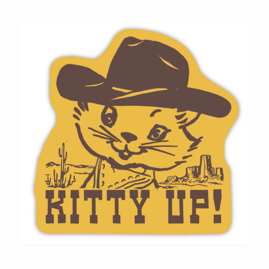 Kitty Up Sticker