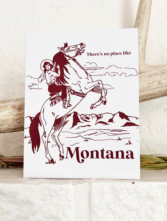 No Place Like Montana Card