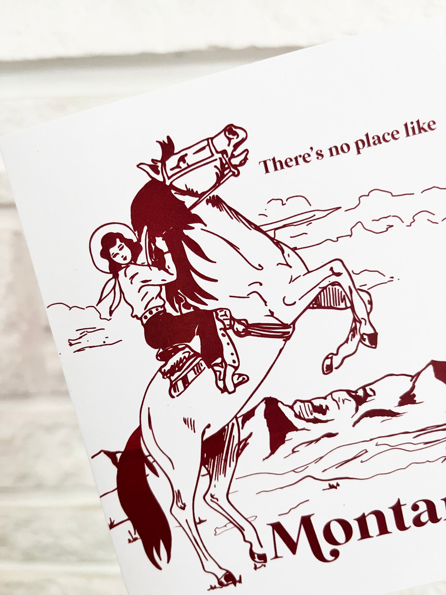 No Place Like Montana Card
