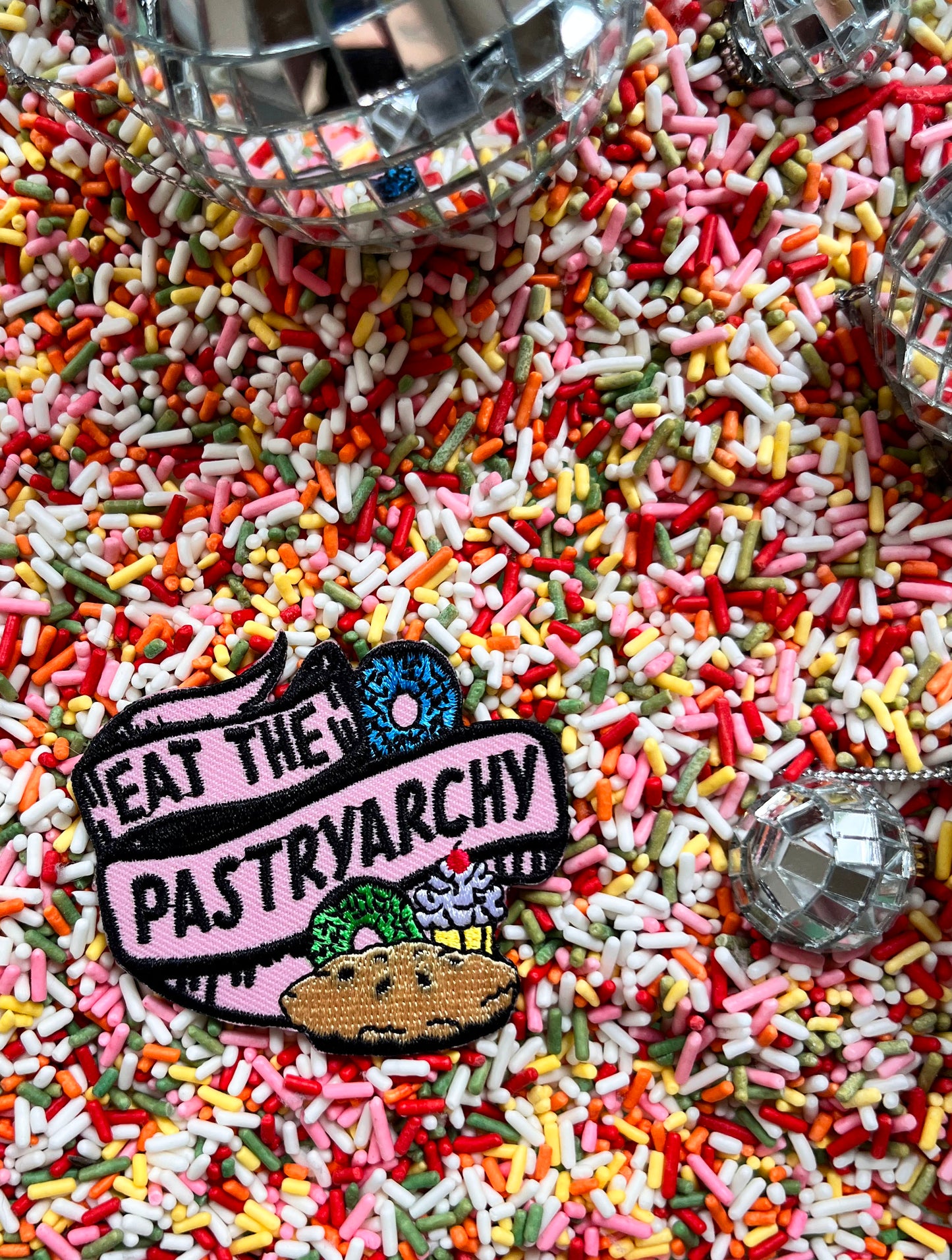 Eat the Pastryarchy Iron-on Patch