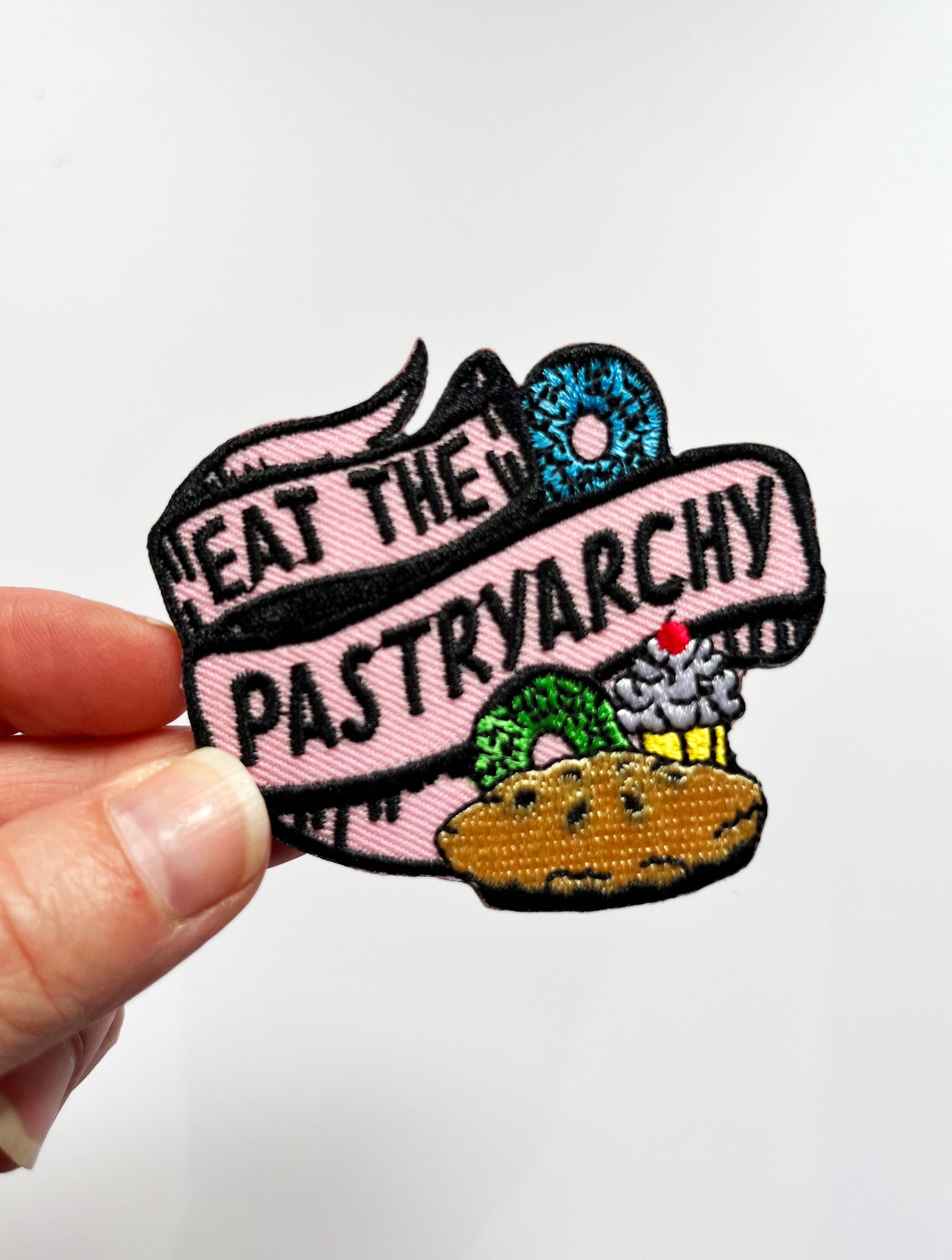 Eat the Pastryarchy Iron-on Patch