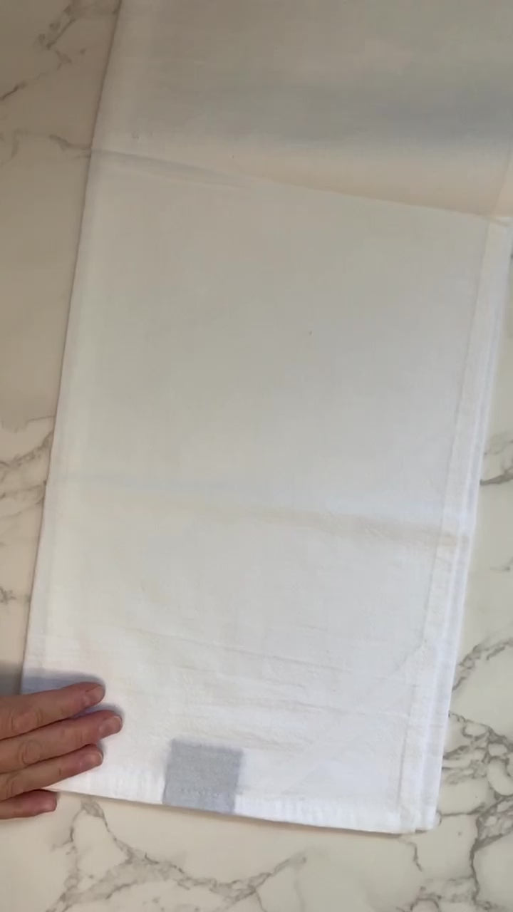 vodka black and white flower pattern classic modern retro design screen print black and white coin laundry cotton dish towels montana