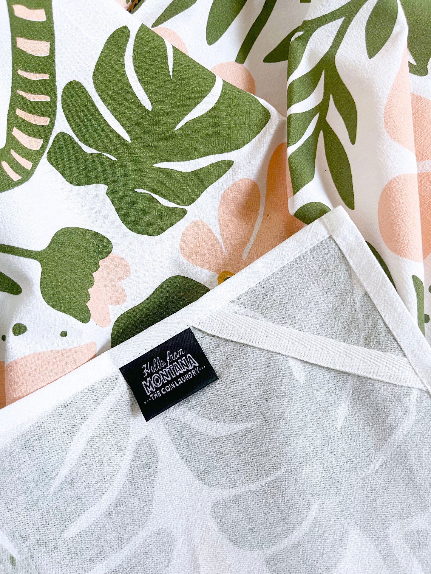 Tiger Modern Floral Tea Towel