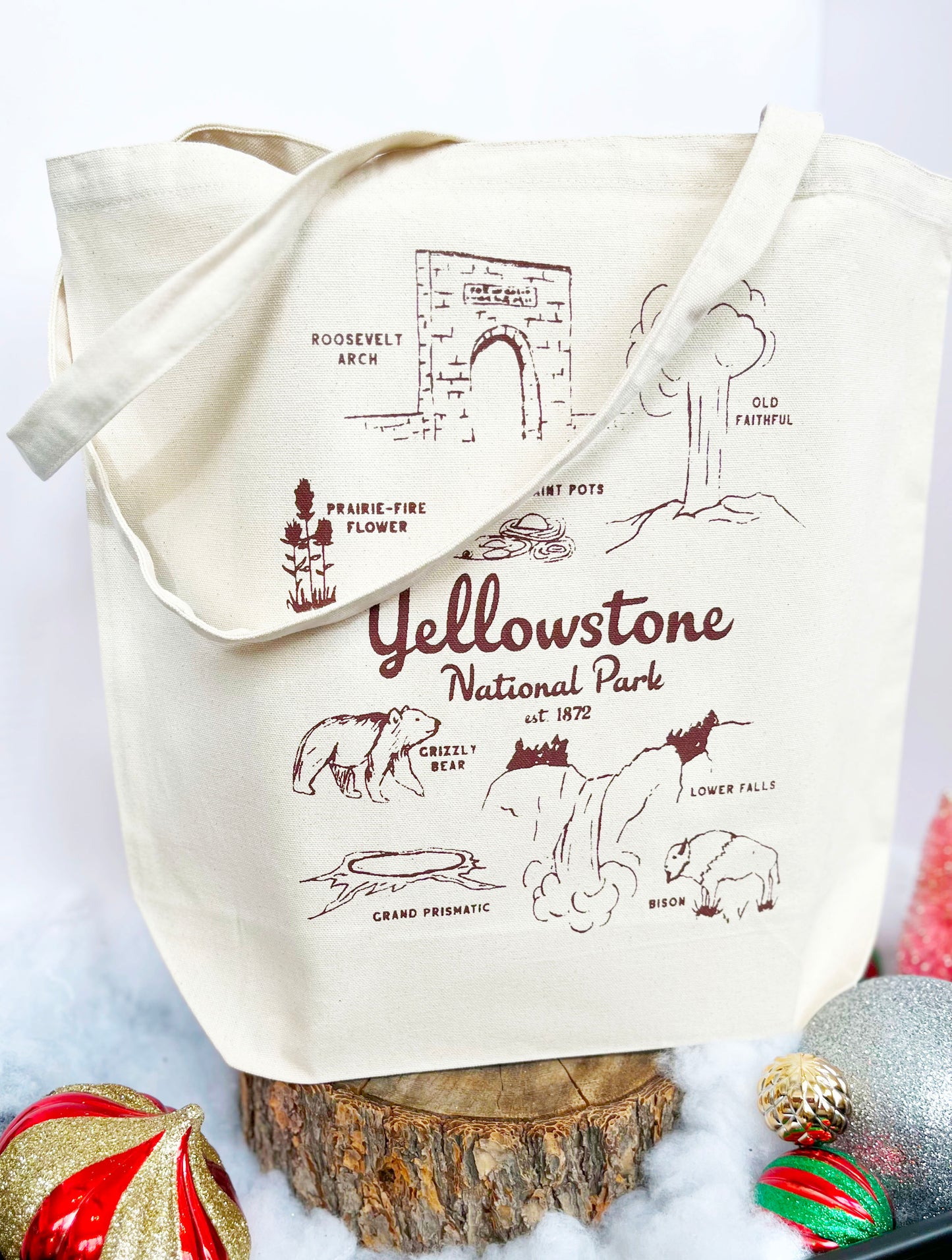Yellowstone National Park Tote Bag