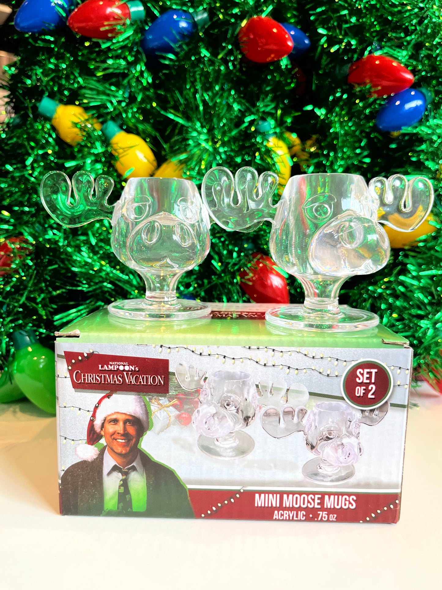 Christmas Vacation Moose Shot Mugs - Set of 2