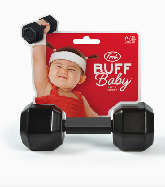 Buff Baby Barbell Rattle