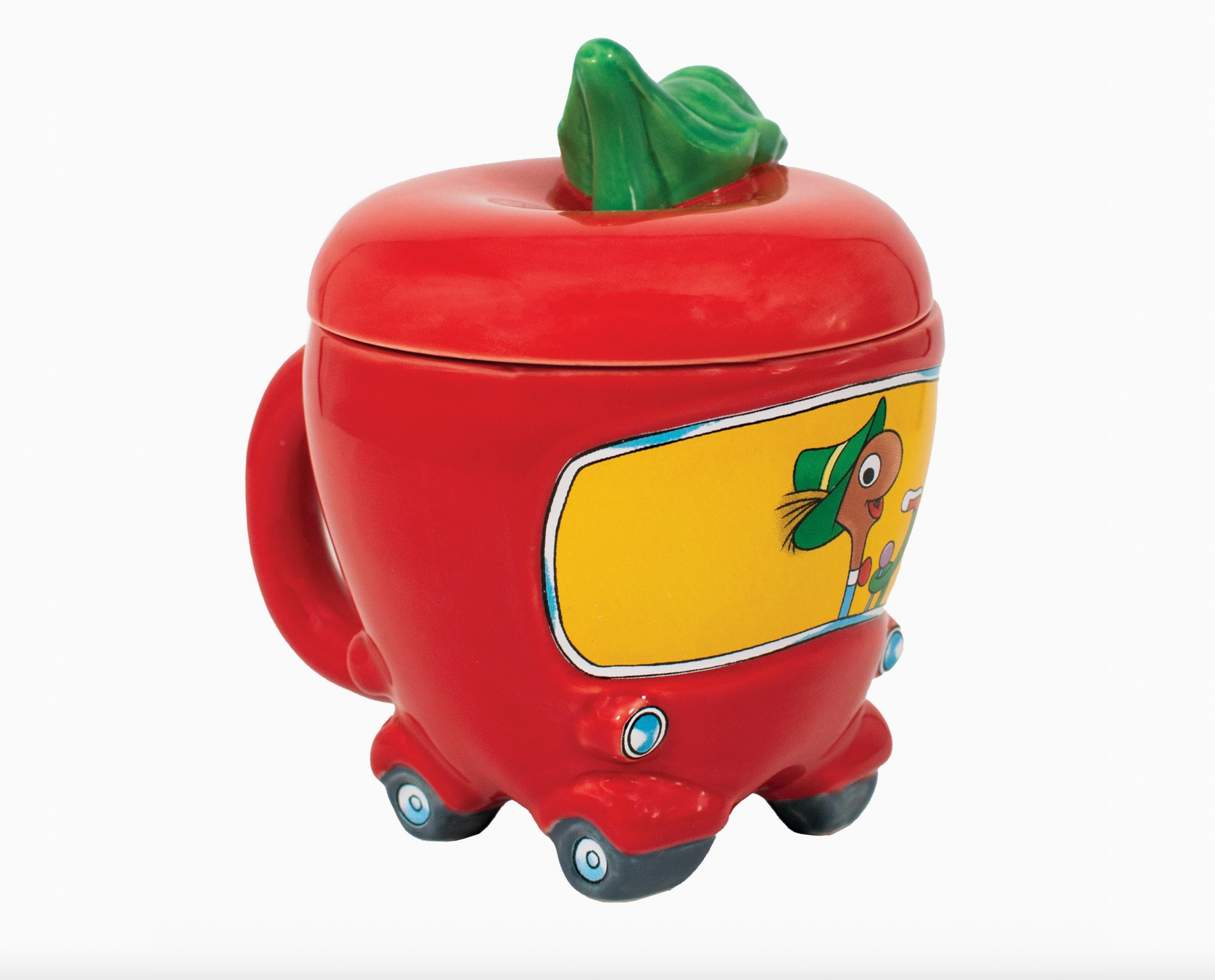 apple car mug lowly worm richard scarry busy town cute gift
