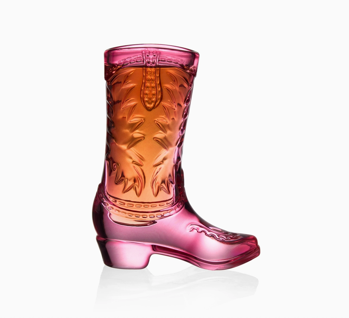 Cowboy Boot Crystal Shot Glasses - Pink or Clear