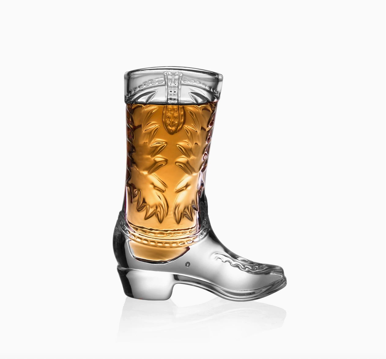 Cowboy Boot Crystal Shot Glasses - Pink or Clear