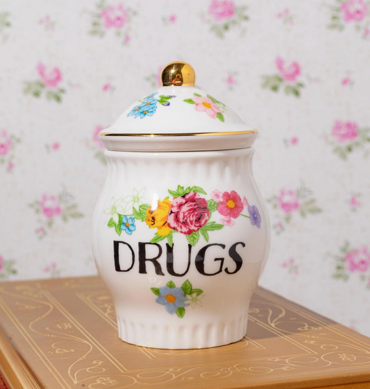 Floral Apothecary Jar