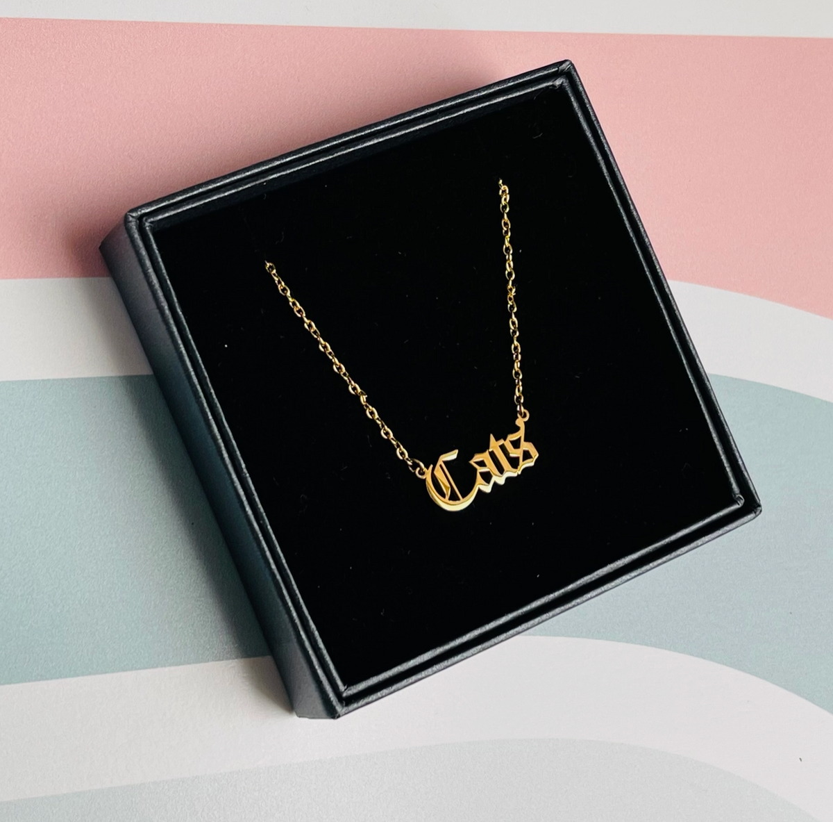 Cats Necklace - Gold
