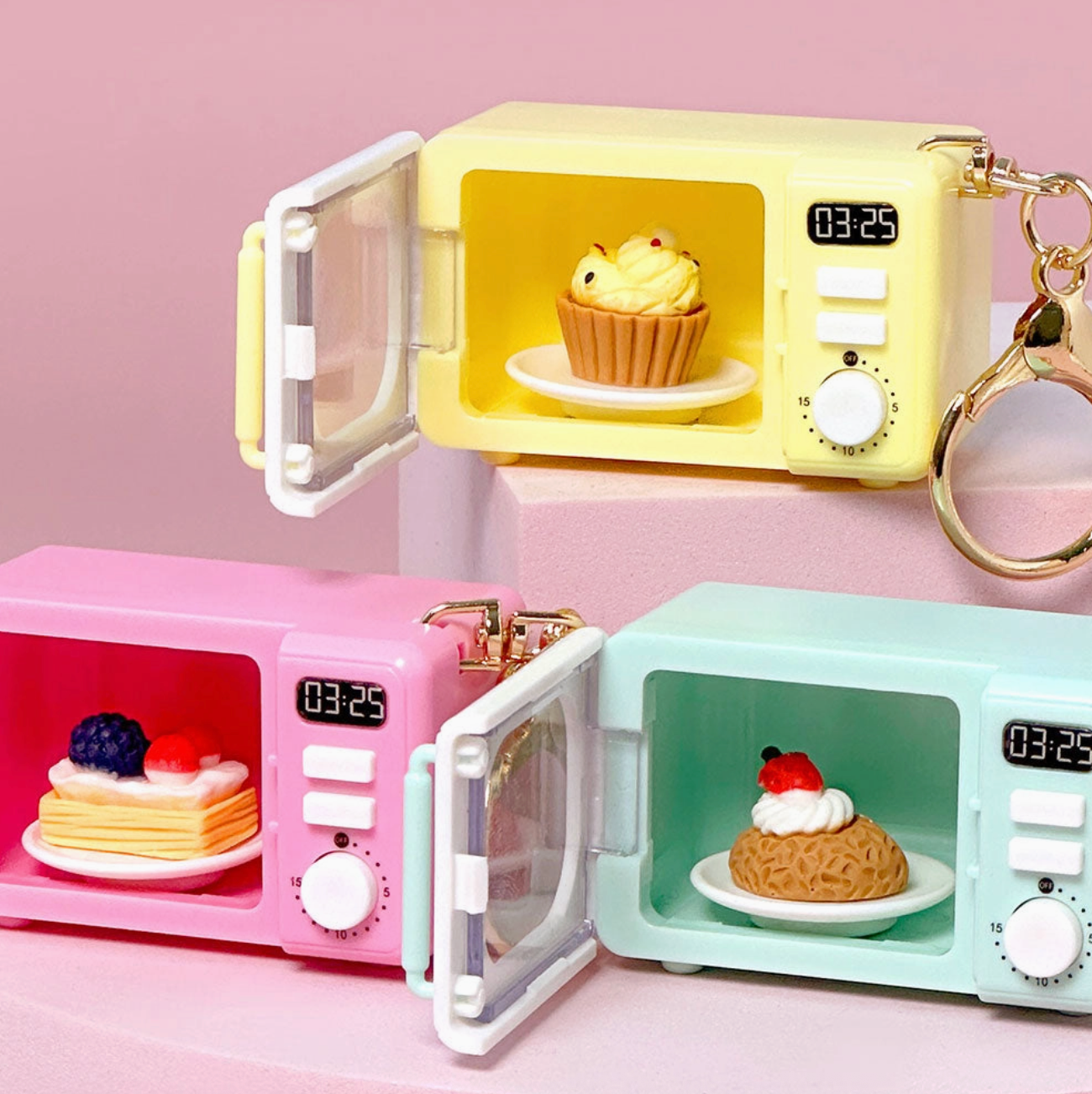 Mini Microwave Keychain