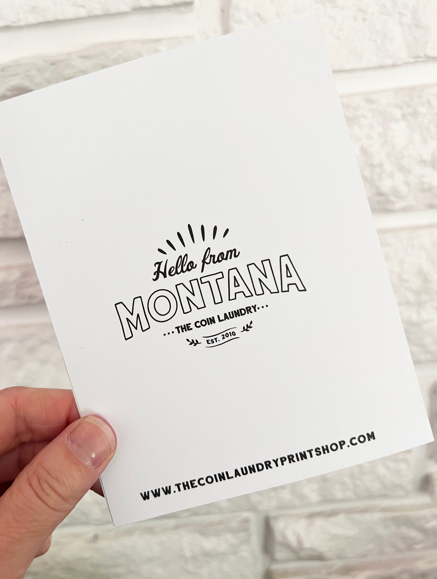 No Place Like Montana Card