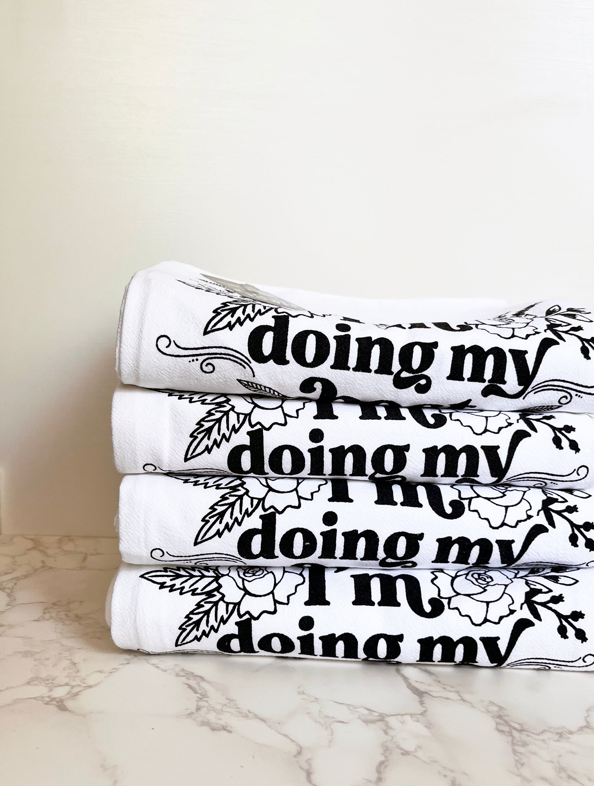 I'm Doing My Best Kitchen Towel – The Coin Laundry Print Shop