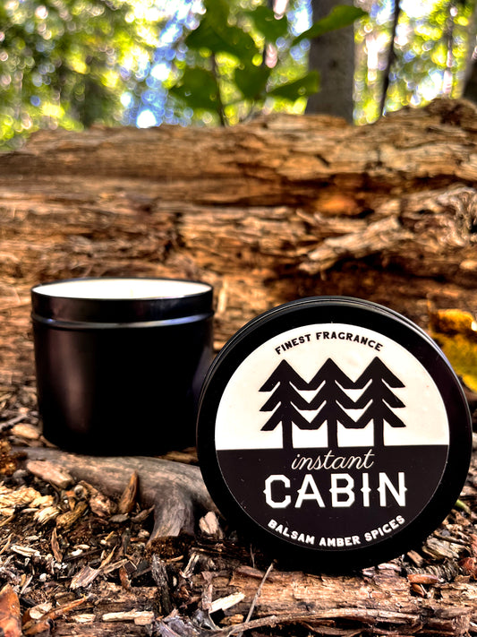 Instant Cabin Scented Candle Tin