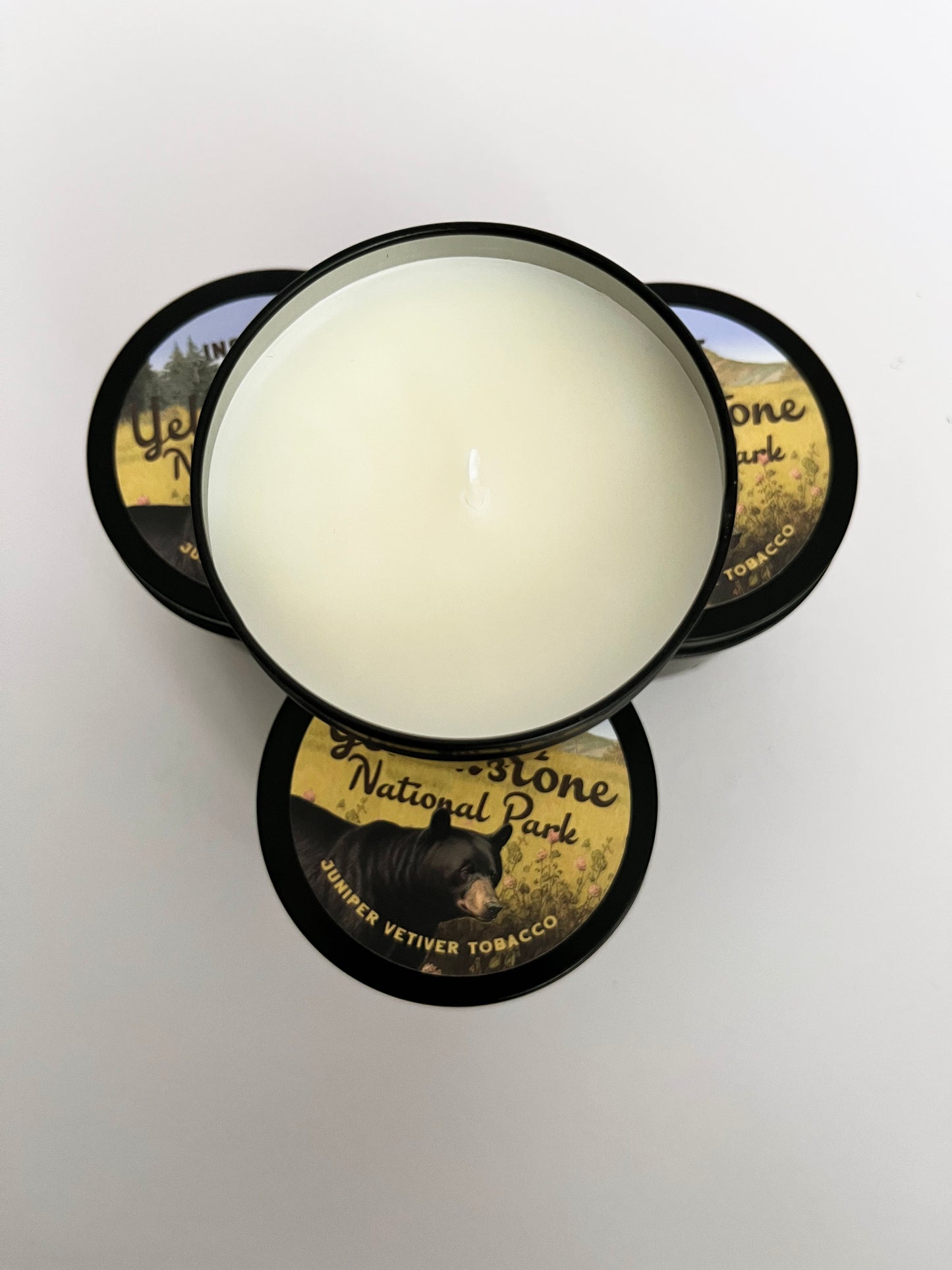 Instant Yellowstone National Park Scented Candle Tin