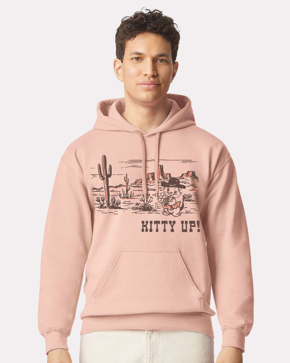 Kitty Up Hoodie - Pink