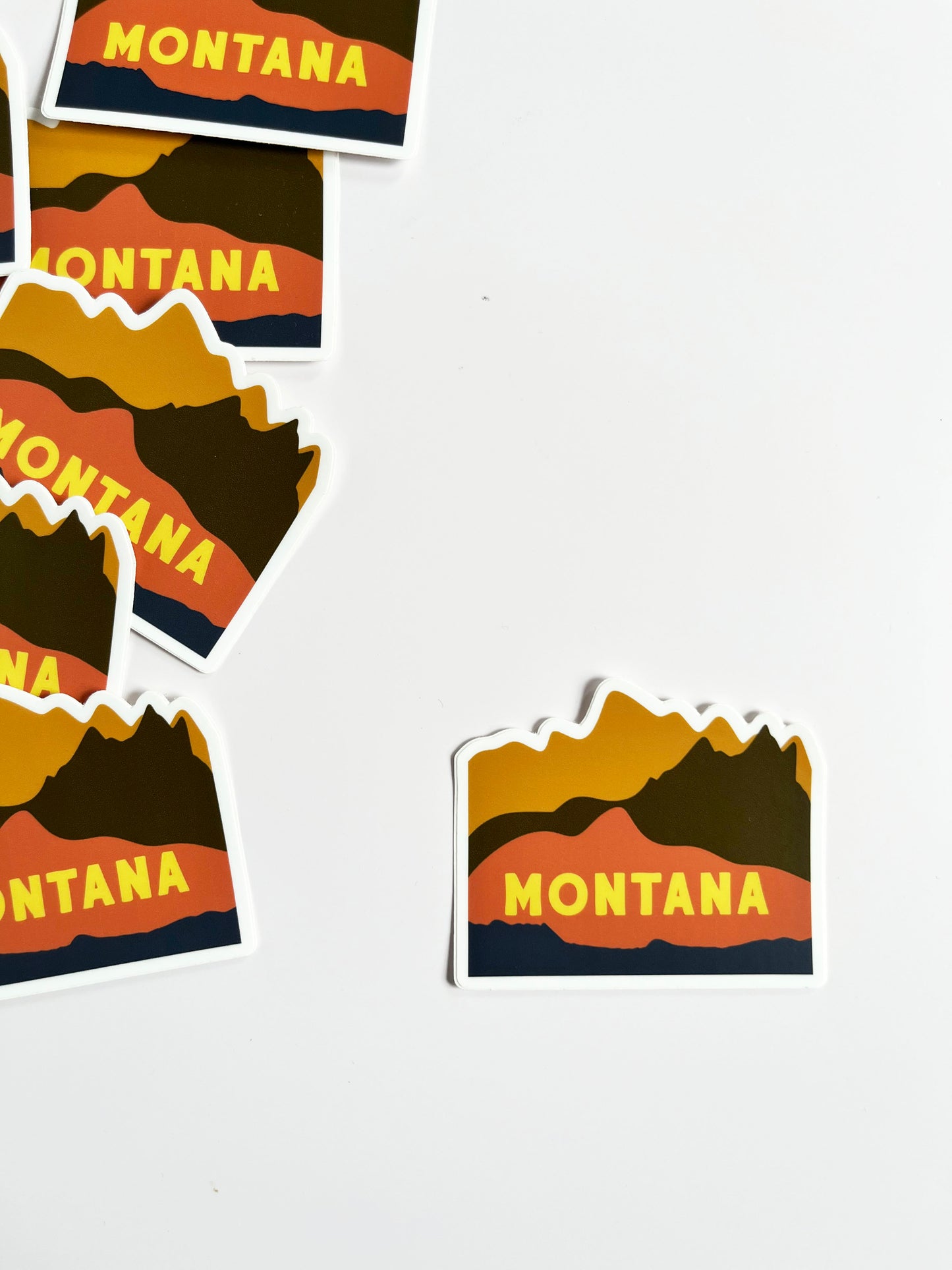Montana Mountains Sticker