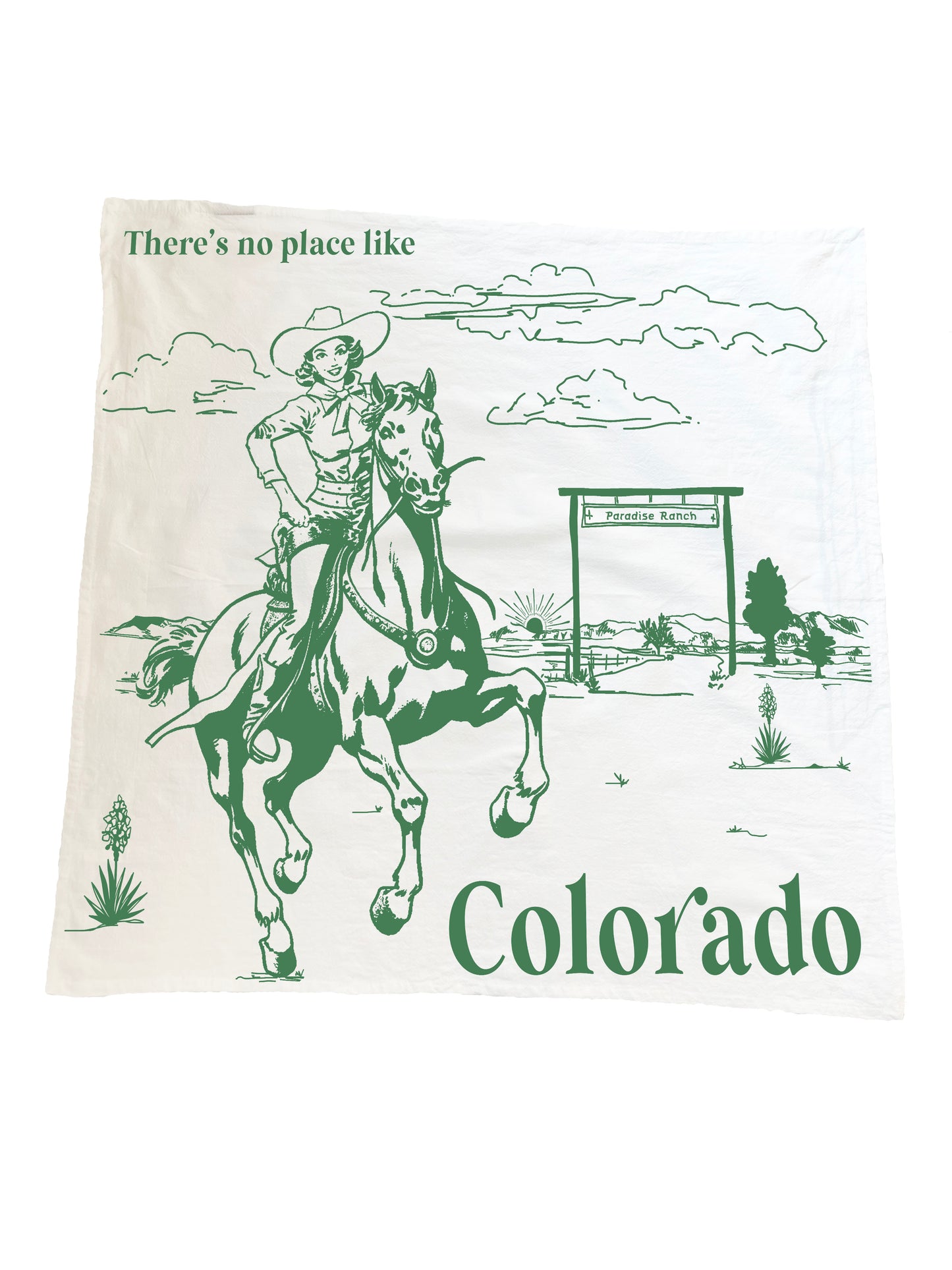 No Place Like Colorado Cotton Kitchen Towel