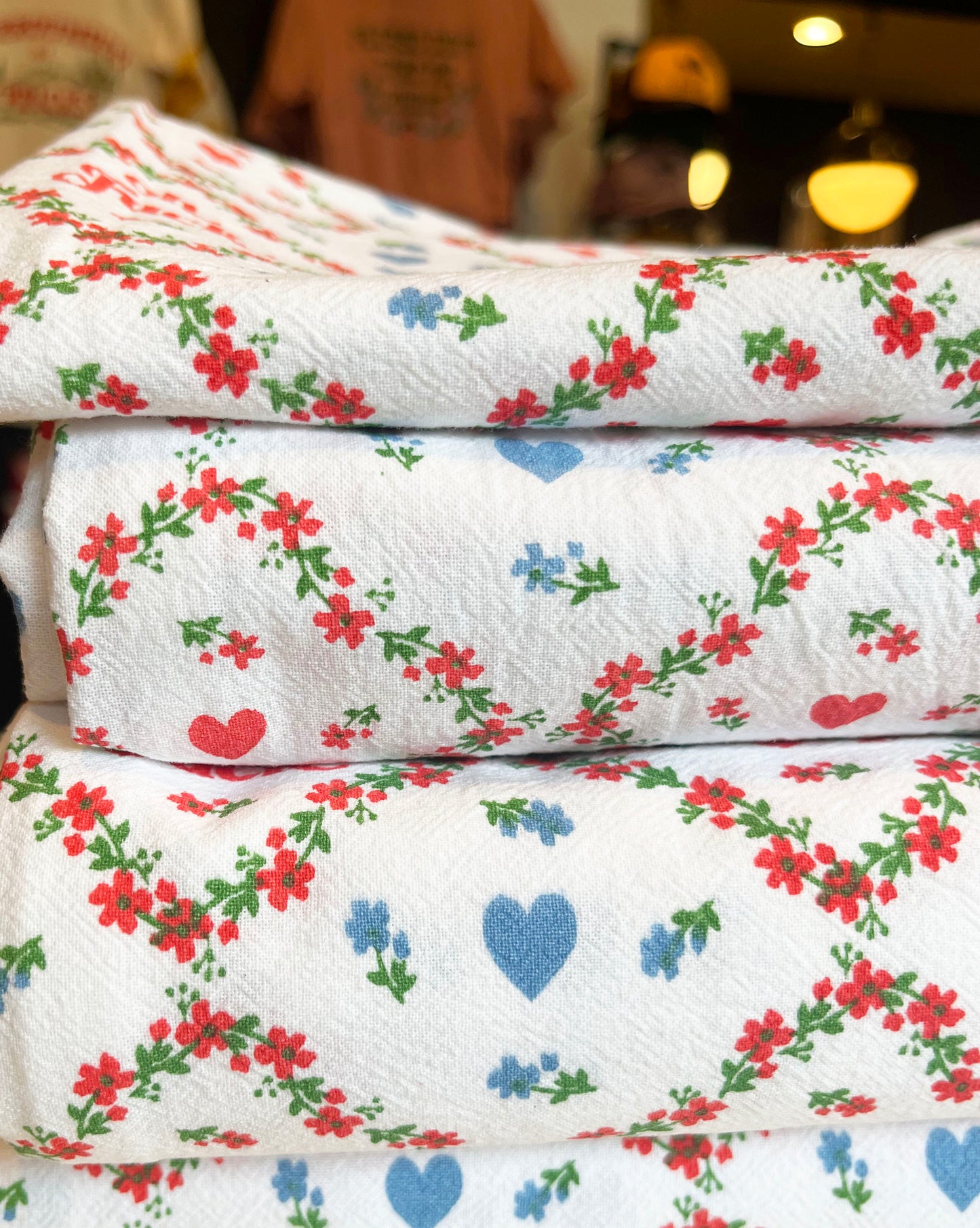 Oh Fuck Calico Print Kitchen Towel