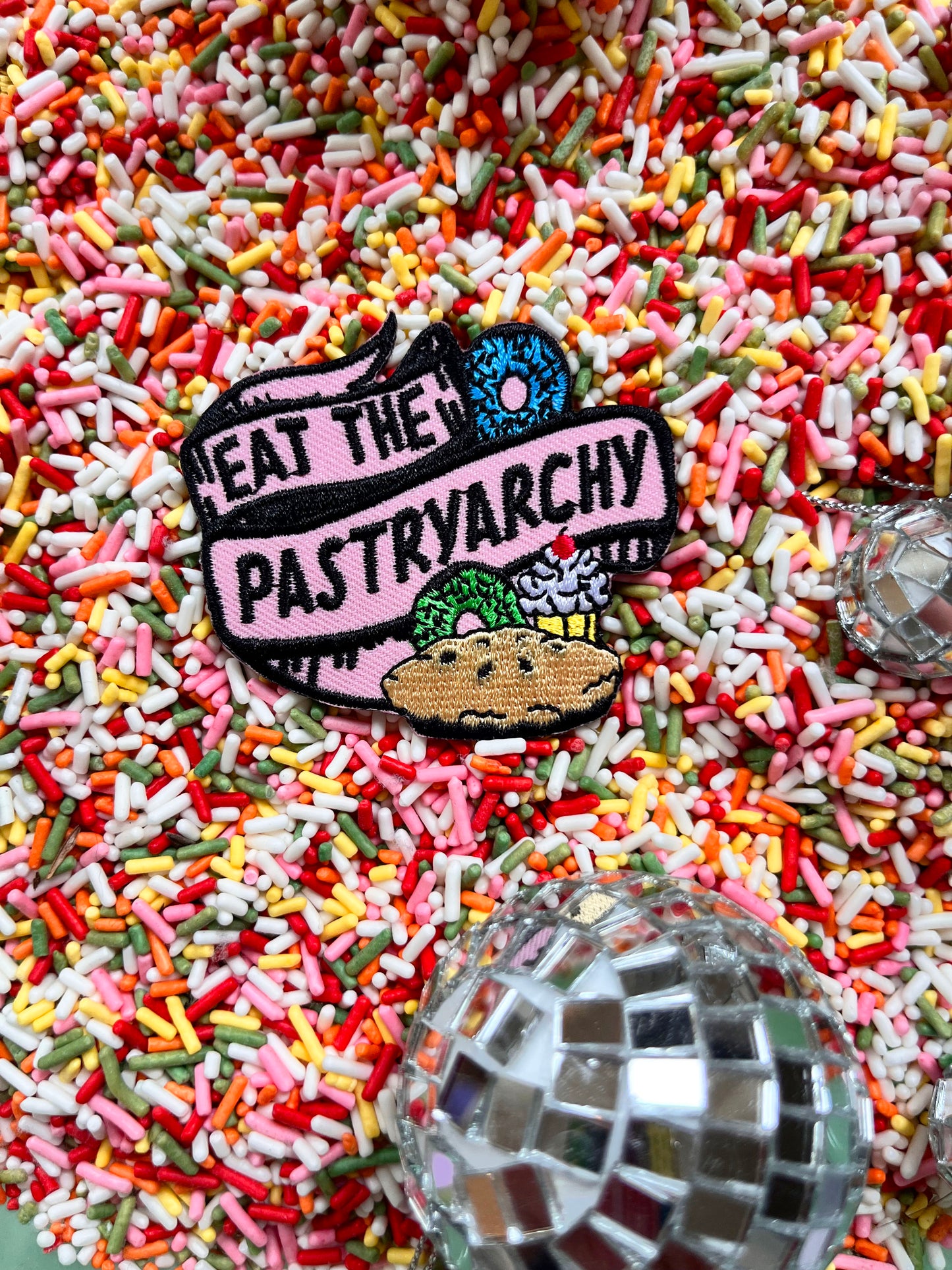 Eat the Pastryarchy Iron-on Patch