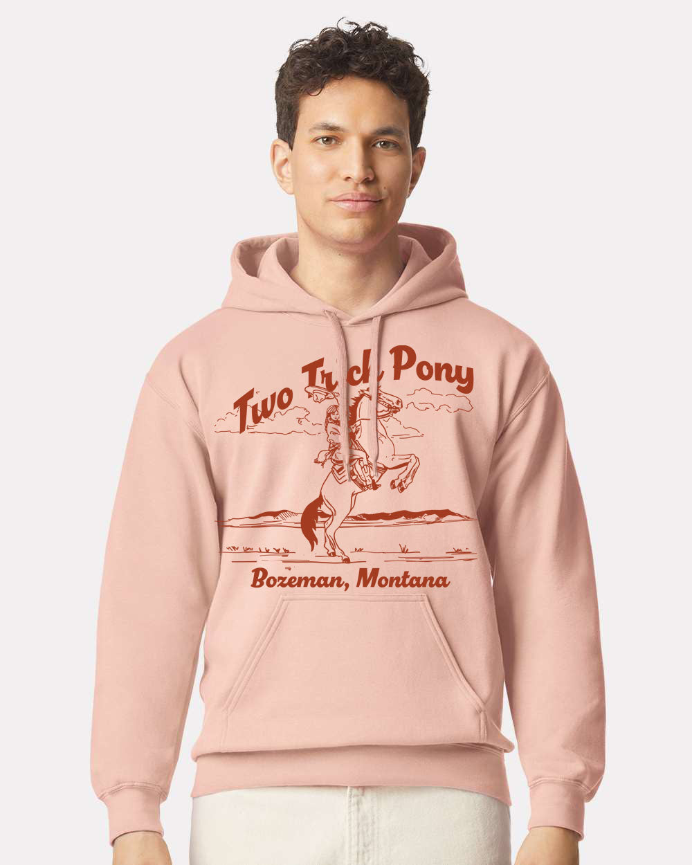 Two Trick Pony Horse Hoodie - Pink