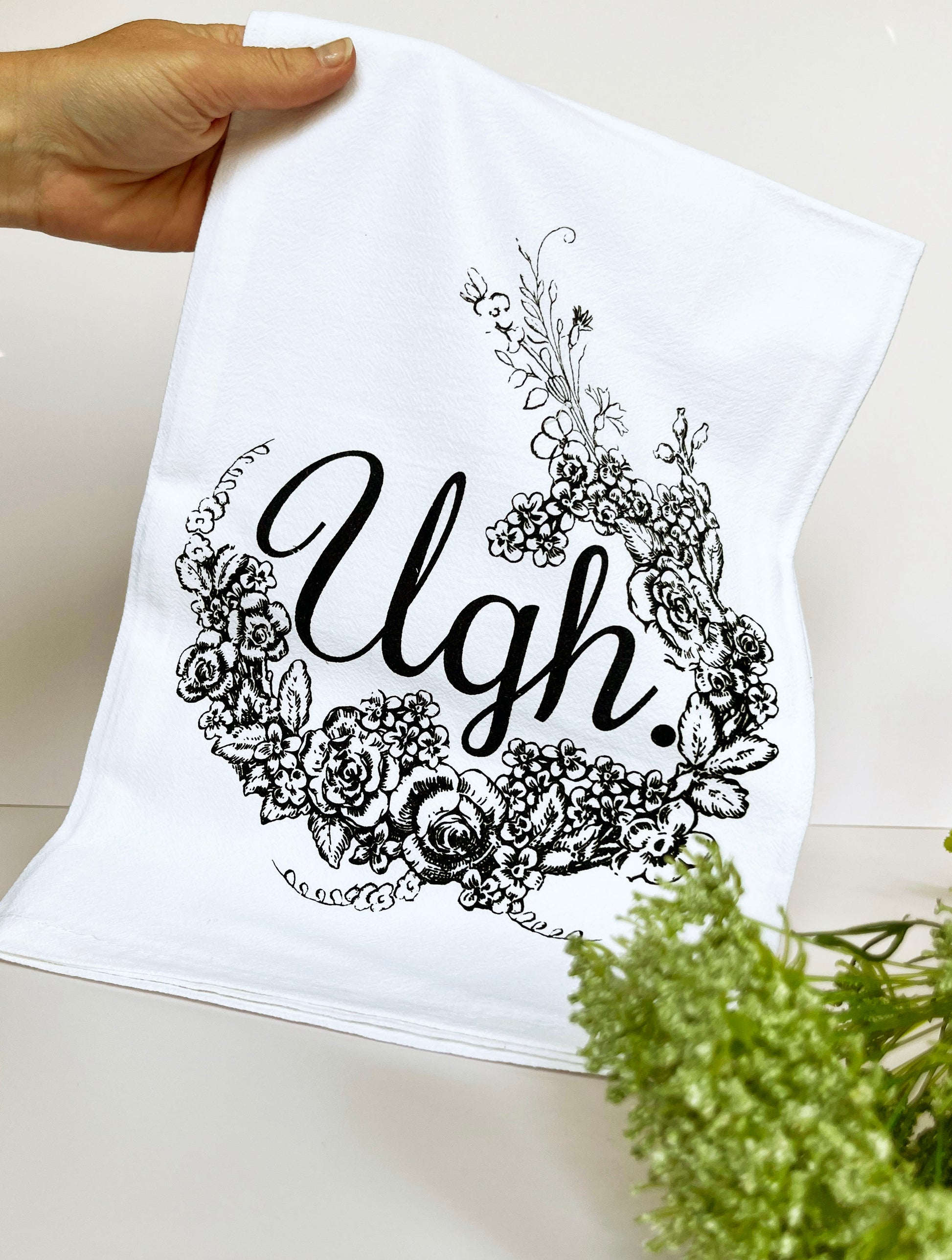 Ugh Cotton Kitchen Towel – The Coin Laundry Print Shop