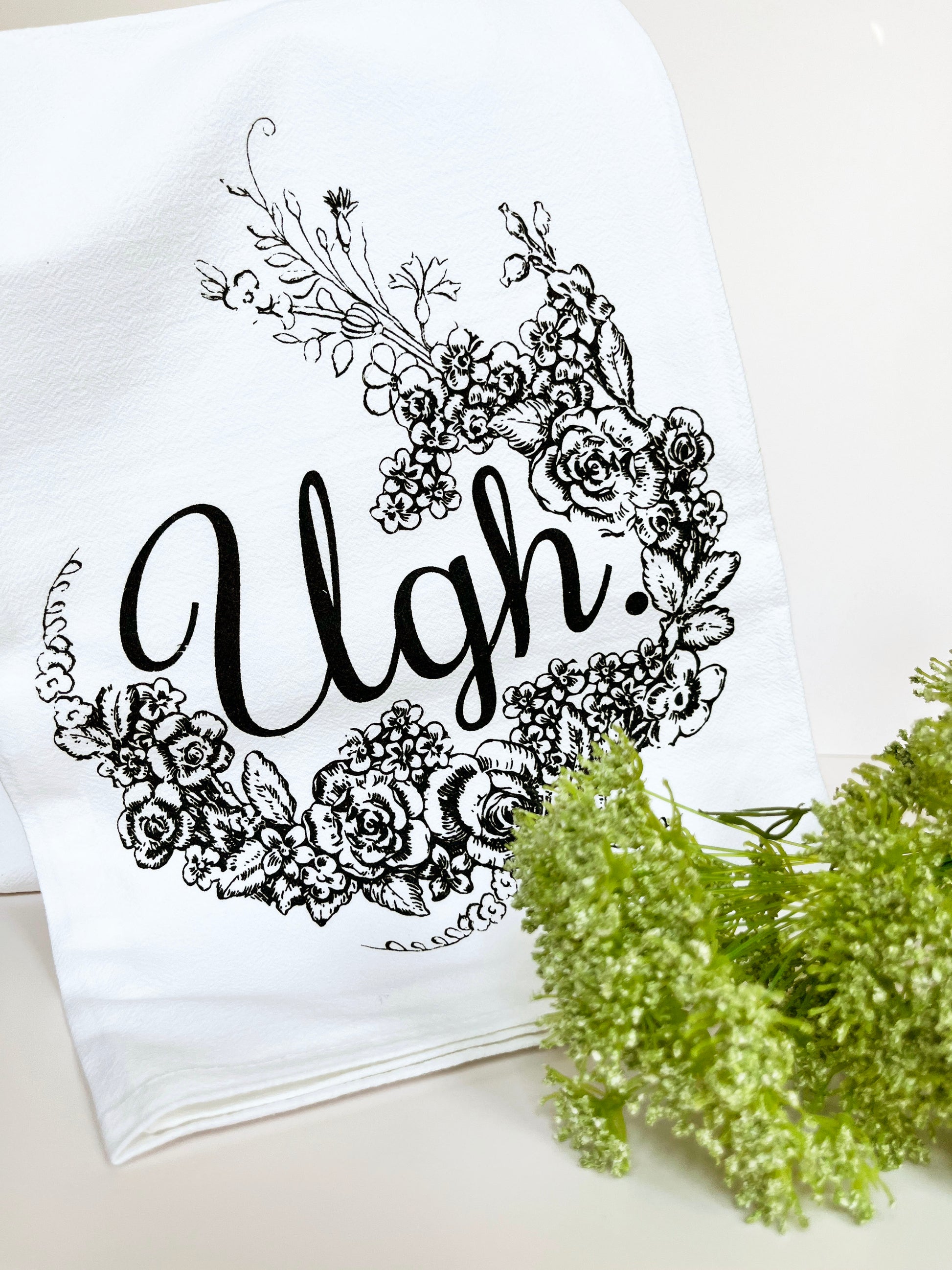 Ugh Cotton Kitchen Towel – The Coin Laundry Print Shop