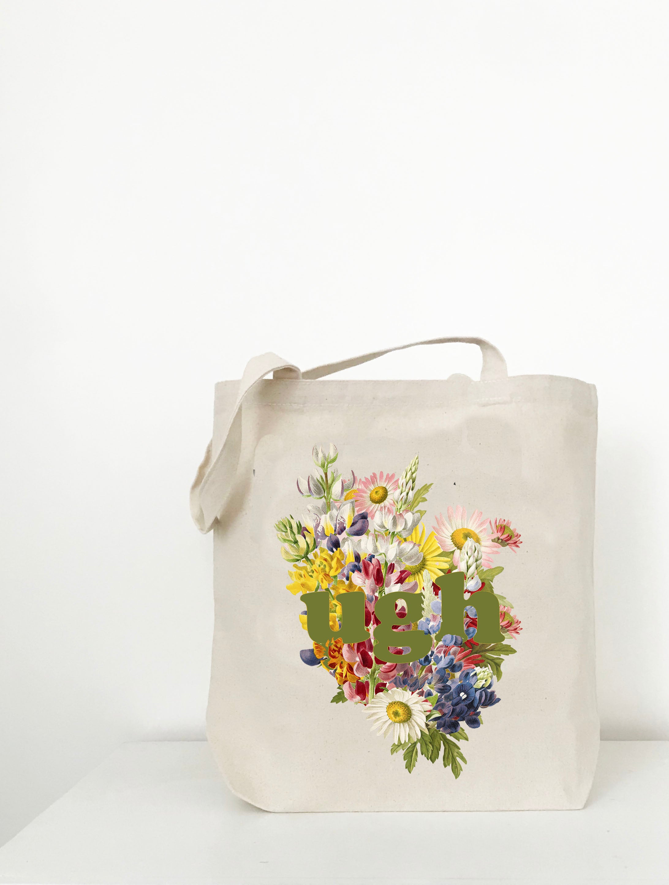 Rainbow Recycled Cotton Grocery Tote Bag | Totally Promotional